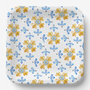 Mittelmeerraum Pappteller