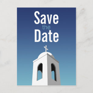 Mittelmeersommer, Save the Date Ankündigungspostkarte