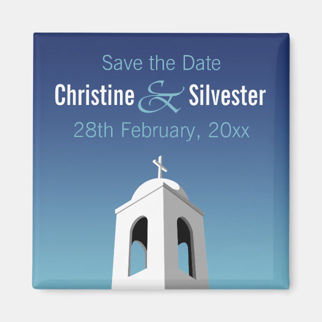 Mittelmeersommer, Save the Date Magnet (Vorne)