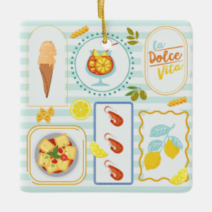 Mittelmeersommervibes Keramikornament