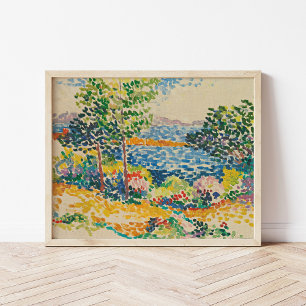 Mittelmeerstrand Henri-Edmond Cross Poster