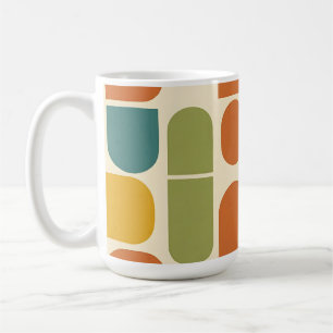 Mittelmodern organische Formen Muster Kaffeetasse