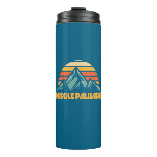 Mittelpalisade California Retro Türkis Thermosbecher
