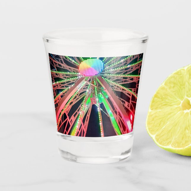 Mittelpunkt des Riesenrades Schnapsglas (Vorderseite)