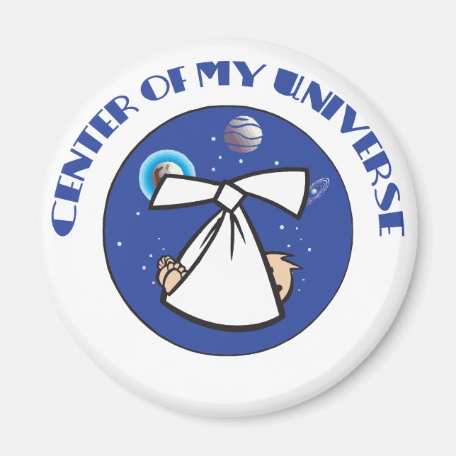 Mittelpunkt meines Universums Magnet (Vorne)
