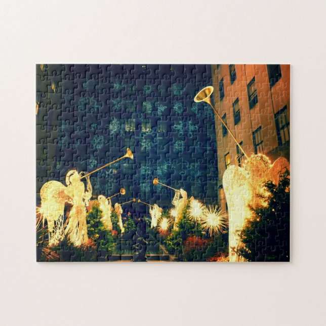 Mittelpuzzlespiel New York Rockefeller - Engel (Horizontal)