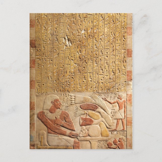 Mittelreich Altes Ägypten Hieroglyphics Postkarte (Vorderseite)