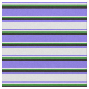 Mittelschiefer Blau, Lavendel, Waldgrün und Schwar Stoff