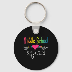 Mittelschul-Squad-Lehrer-Schüler-Team Ck Zur Schul Schlüsselanhänger