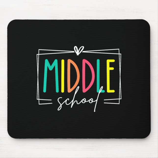 Mittelschul-Team Lehrer Traumteam Schüler Mousepad (Vorne)