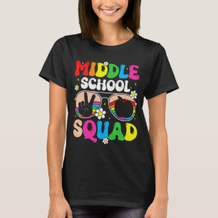 Mittelschul-Team mittlere Lehrer Schüler zurück T-Shirt
