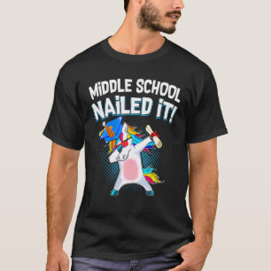 Mittelschule nagelte IT-Abschluss-Klasse von 2021 T-Shirt