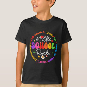 Mittelschule rockt zurück zur Schule für Lehrer T-Shirt