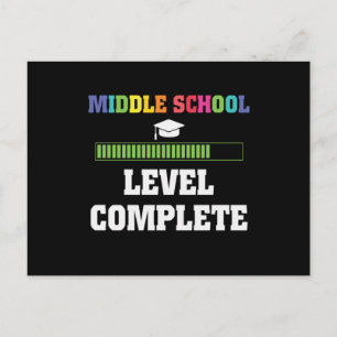 Mittelschüler-Niveau zurück zum SchulGamer Postkarte
