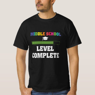 Mittelschüler-Niveau zurück zum SchulGamer T-Shirt