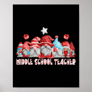 Mittelschullehrer Job Weihnachten CK zu SC Poster