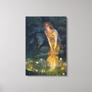 Mittelsommer und Vorabend-Raphaelite Art Canvas Pr Leinwanddruck