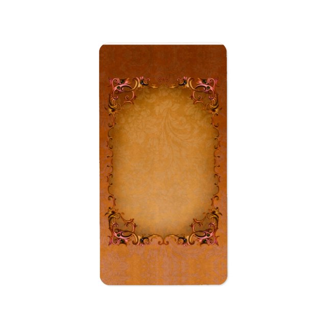 Mittelsommerliches Apothekenschild Adressaufkleber (Vorne)