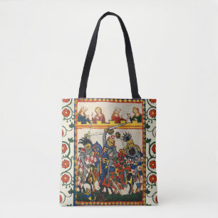 MITTELSTADT, KAMPFKAMPF FÜR KNIGHTS, DAMSELS TASCHE