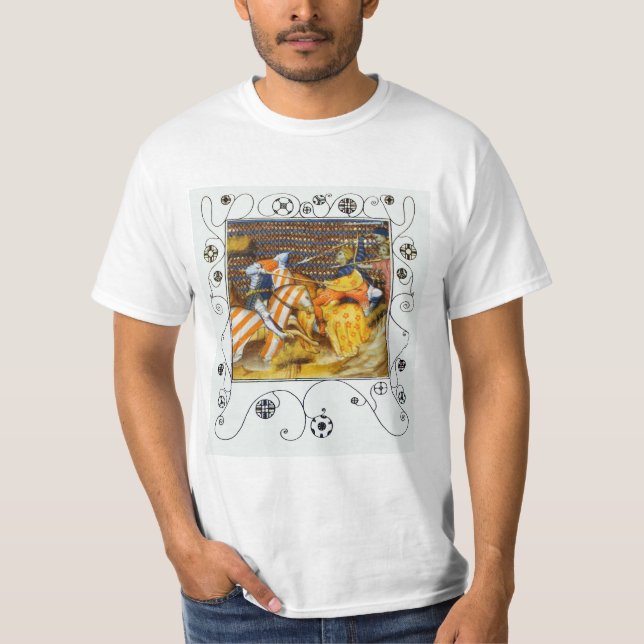 MITTELSTRECKE, BEKÄMPFUNG VON KNIGHTS HORSEBACK T-Shirt (Vorderseite)