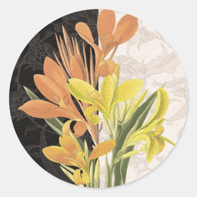 Mittelstück I Runder Aufkleber (Vorderseite)