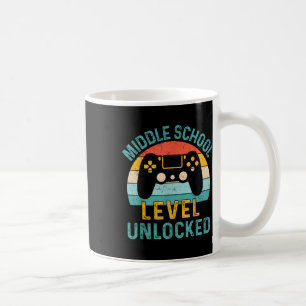 Mittelstufe freigeschaltetes Videospiel Zurück zur Kaffeetasse