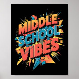 Mittelstufen-Vibes 1 Poster