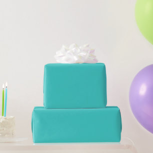 Mitteltürkisfarbenes Schleifpapier Geschenkpapier