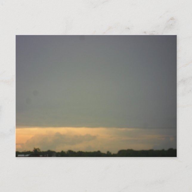 Mittelwestlicher Sonnenaufgang Postkarte (Vorderseite)