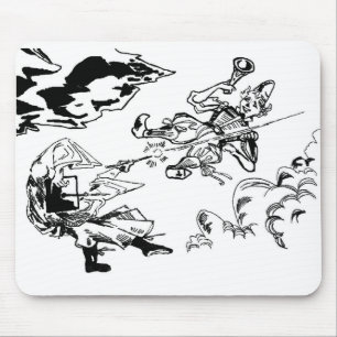 Mitten- in der Luftkampf Mousepad! Mousepad