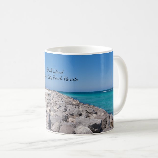 Mitten in der Muschel Jetty Classic Tasse (VorderseiteRechts)