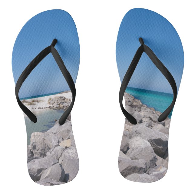 Mitten in der Muschel Jetty Flip Flops (Fußbett)