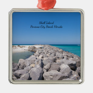Mitten in der Muschel Jetty Ornament Souvenir Aus Metall