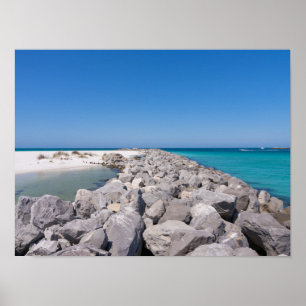 Mitten in der Muschel Jetty Poster