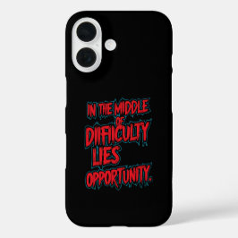Mitten in Schwierigkeiten liegt die Chance iPhone 16 Hülle