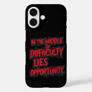 Mitten in Schwierigkeiten liegt die Chance iPhone 16 Hülle