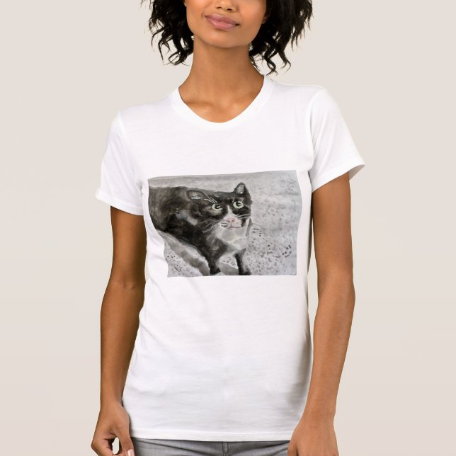 Mittens das Kätzchenhemd T-Shirt (Vorderseite)