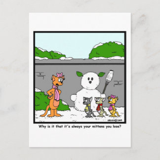 Mittens Postkarte