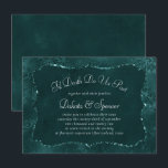 Mitternacht Aquamarin Romance | Dark Satiny Grunge Einladung<br><div class="desc">Eine raffinierte Grunge im Stil der 90er Jahre ist mit diesem edlen, bedrängten Damast aus Satin-Rose, luxuriösem Samt und Imitaten Glitzer in einem dramatischen dunklen Moody Juwel und duskischen Farbpalette aufgewachsen. Diese Vintage, unisex gemischte abstrakte Textur aus den 90er Jahren verleiht dem Ganzen den perfekten Pop von Farbe und persönlichem...</div>