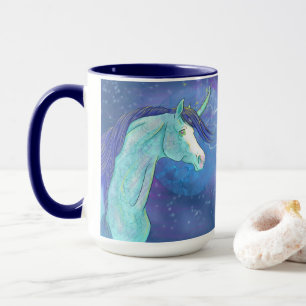 Mitternacht Aquamarin Tasse