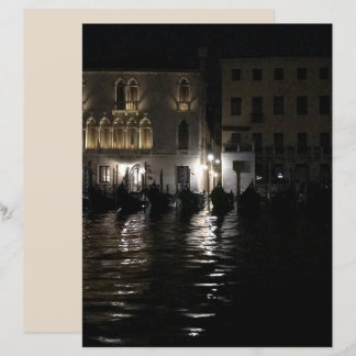 Mitternacht auf dem Scrapbook zum Canal Grande