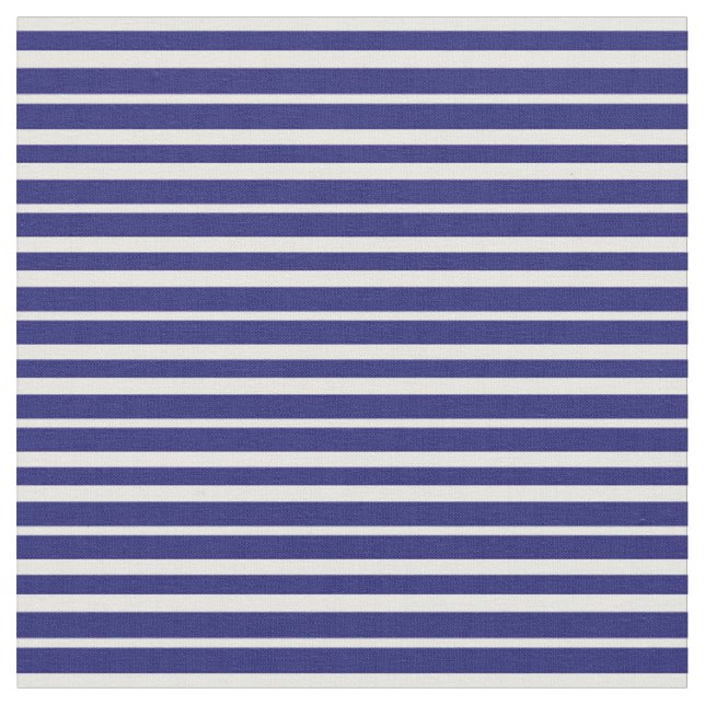 Mitternacht Blau und Weiß Farbmuster Stoff (Nahaufnahme)