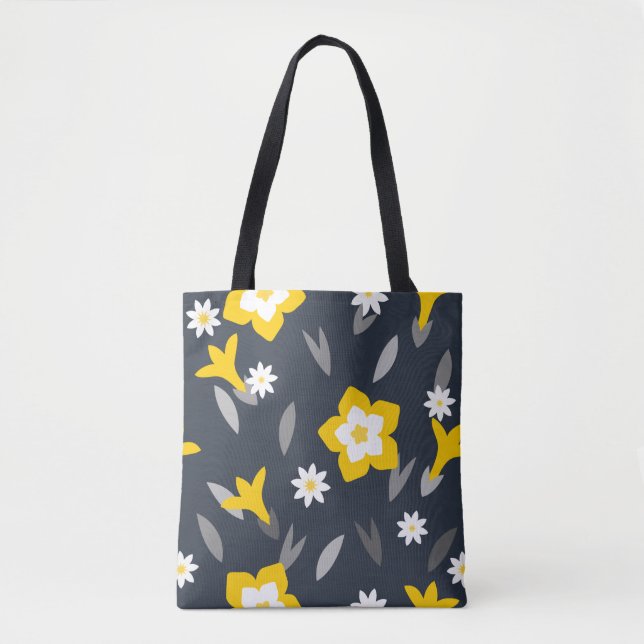 Mitternacht Bloom Tasche (Vorderseite)