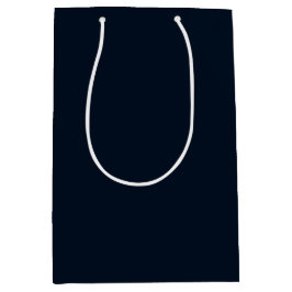 Mitternacht Blue Solid Mittlere Geschenktüte