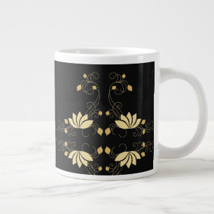 Mitternacht-Blume Jumbo-Tasse