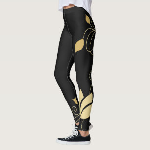 Mitternacht-Blume Leggings