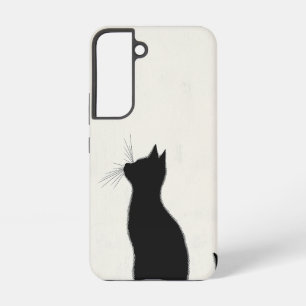 Mitternacht Cat Silhouette Phone Case Samsung Galaxy Hülle
