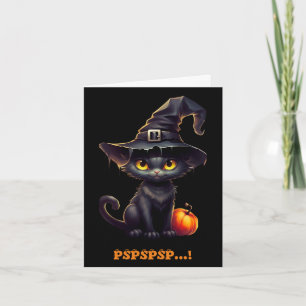 Mitternacht die witzige Schwarze Katze Halloween E