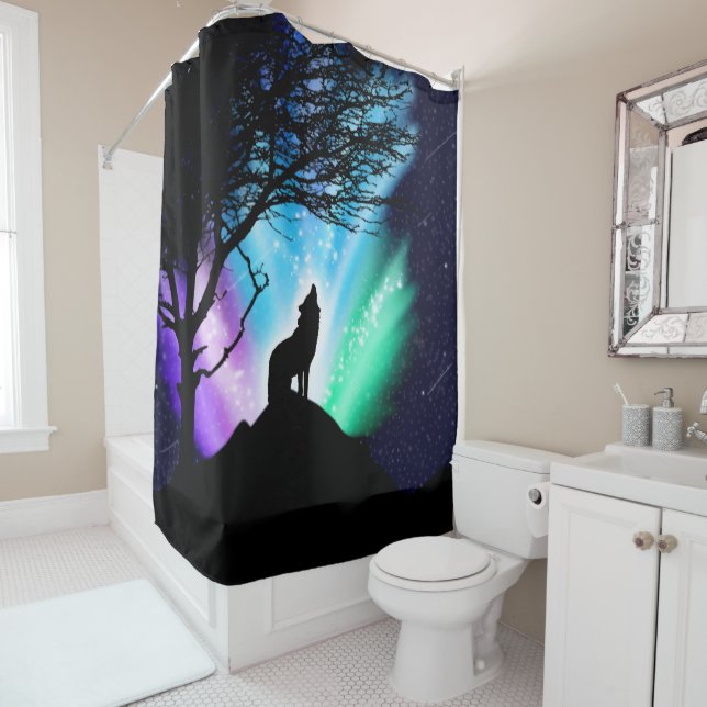 Mitternacht Duschvorhang (Beispiel)