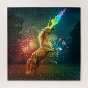Mitternacht Einhorn - Gold Rainbow Fireworks